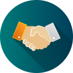 Icon of some hands shaking