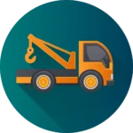 Icon of a tow truck